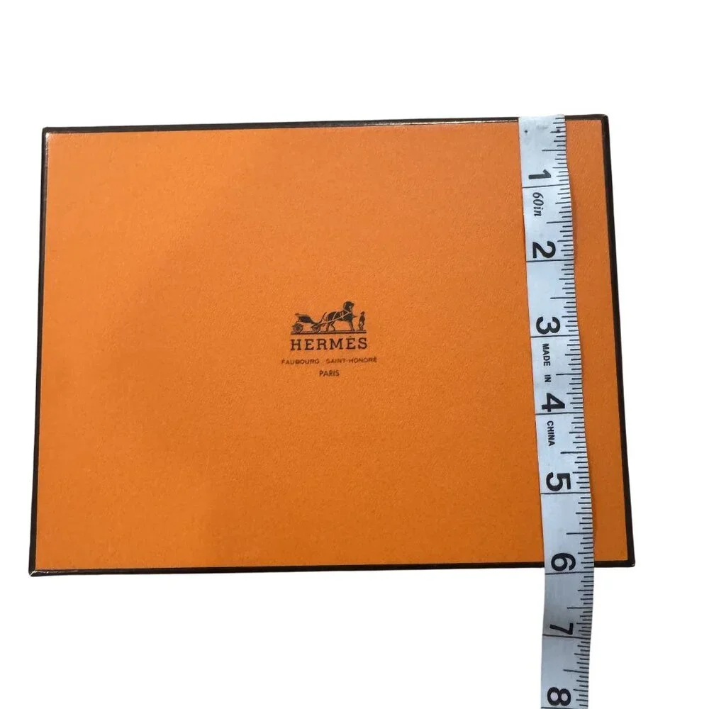 Hèrmes Authentic Empty Tie Gift Jewelry Accessory‎ Container Box Size 7.7x6x1.4
